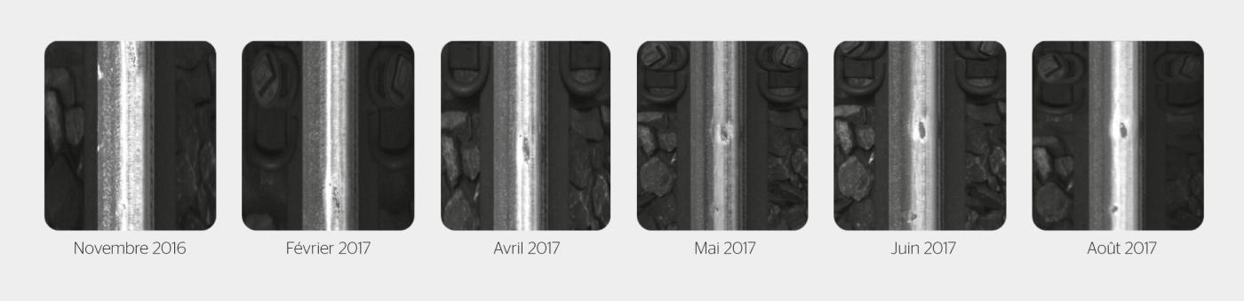 <strong>Figure 6</strong> Suivi temporel d’un défaut (fingerprinting).