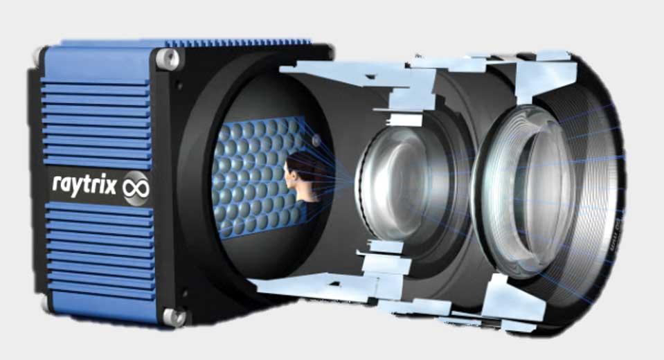 Eine Lichtfeld-Kamera von Raytrix, einem kommerziellen Anbieter plenoptischer, industrieller Kamerasysteme.