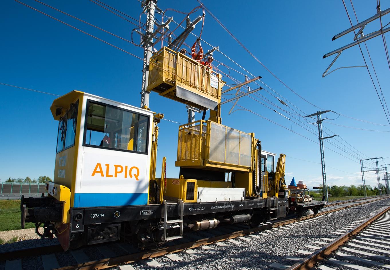 Technique ferroviaire d'Alpiq pour la ligne Treviglio-Brescia