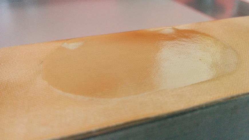 Gélatine à la place d'un avant-bras