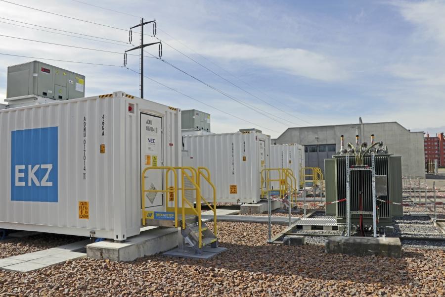 Grösste Batterie der Schweiz in Betrieb