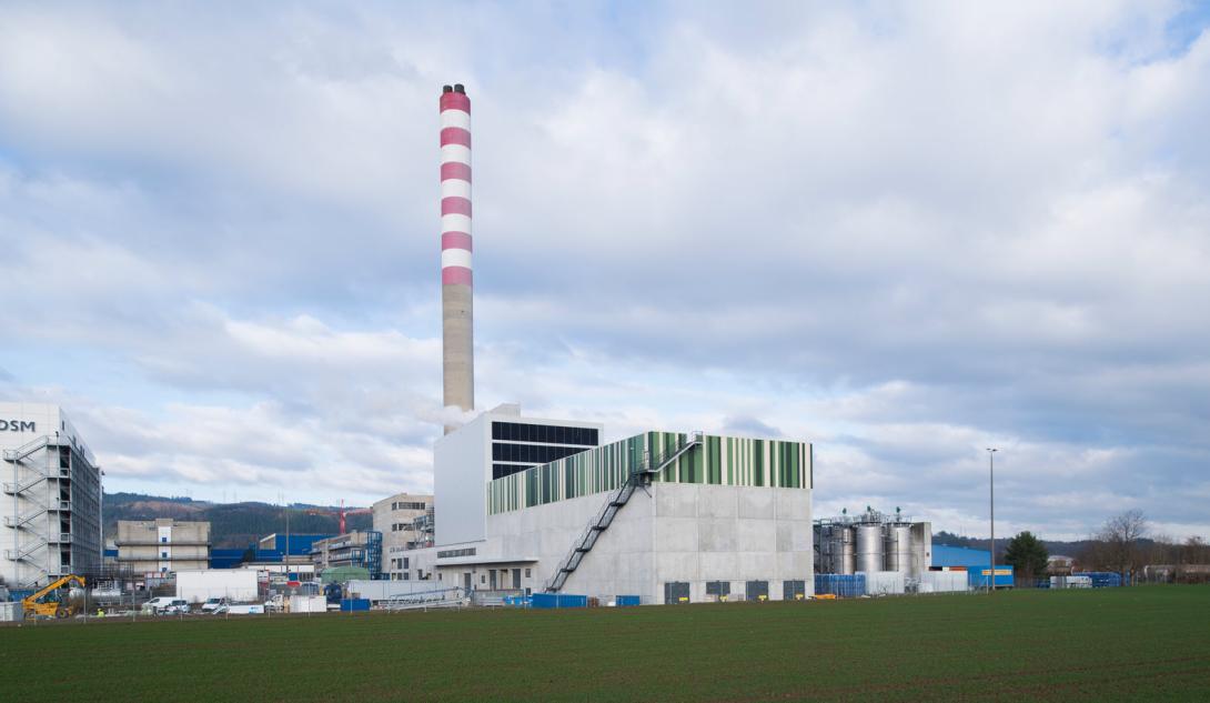 Neues Holzheizkraftwerk in Sisseln