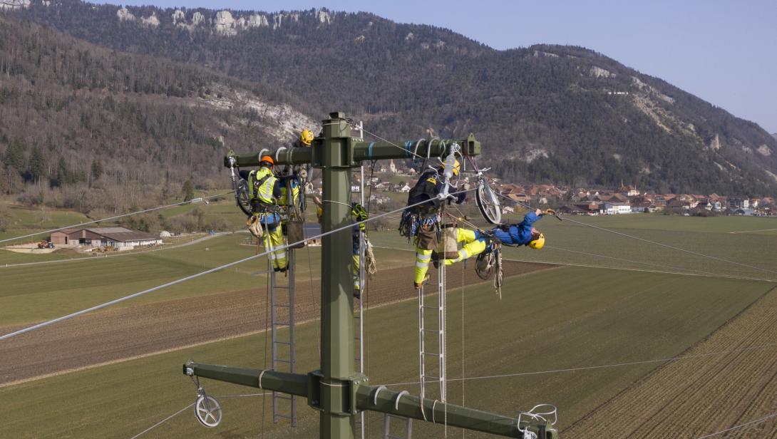 Optimisation des lignes HT de Baulmes