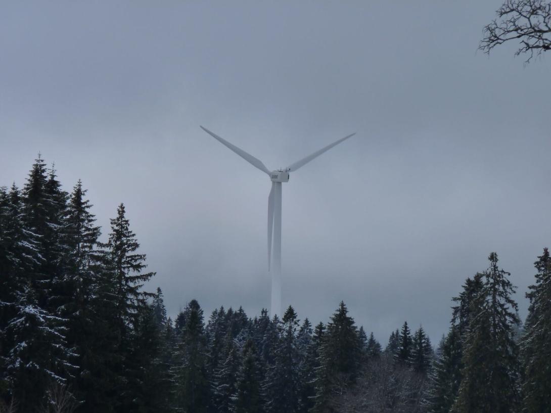 Sonvilier rejette le projet de parc éolien des Quatre Bornes